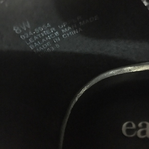 NWT 8W Wide width black genuine leather pump shoes - Picture 8 of 11